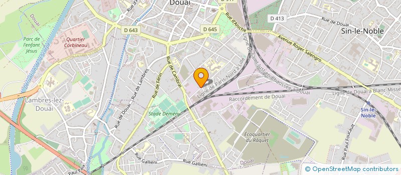 localisation de l'entreprise MAITRE BRASSEUR CONSEILS à DOUAI