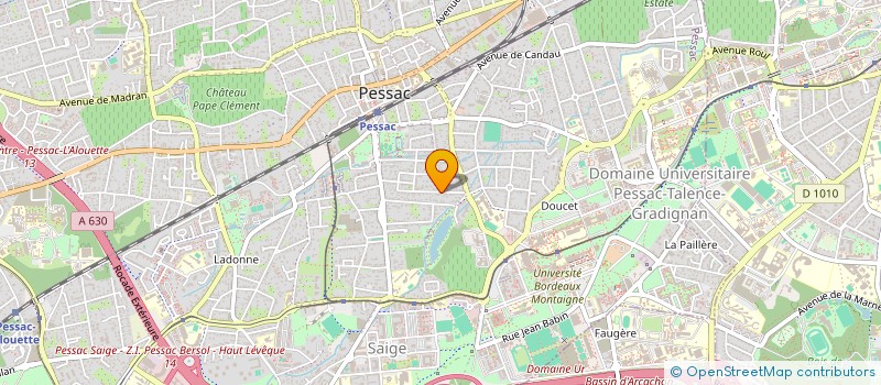 localisation de l'entreprise MAITRE CARRE  PESSAC