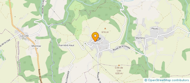 localisation de l'entreprise MAITRE CHAMOIS  THUSY