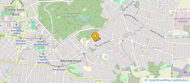 localisation de l'entreprise MAITRE CORBEAU à MONTFERMEIL