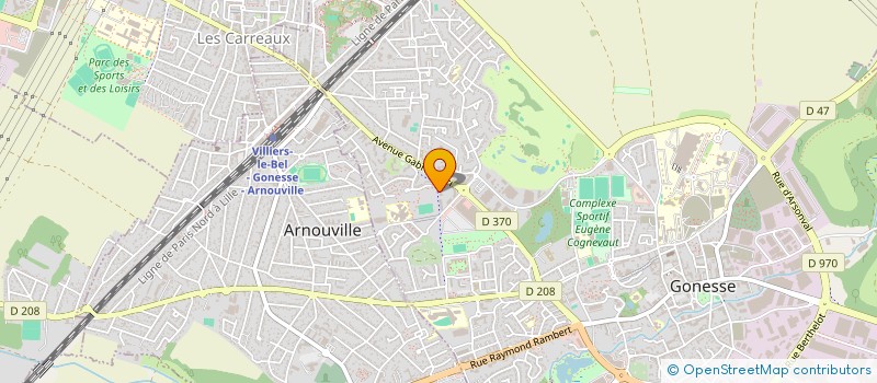 localisation de l'entreprise MAITRE D'ENSEIGNE à GONESSE