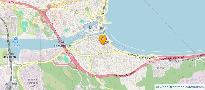 localisation de l'entreprise MAITRE D'OEUVRE TIREFORT à MARTIGUES