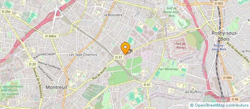 localisation de l'entreprise MAITRE DE METIER à MONTREUIL