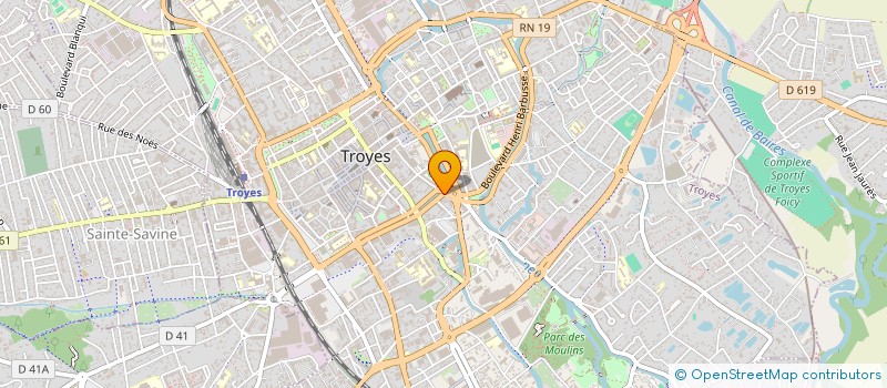 localisation de l'entreprise MAITRE DU FEU 10 à TROYES