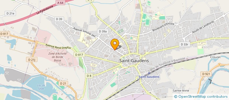localisation de l'entreprise MAITRE ERIC GEORGEL - MAITRE GUILLAUME MANFREDI- HUISSIERS DE JUSTICE ASSOCIES, SOCIETE CIVILE PROFESSIONNELLE TITULAIRE à SAINT-GAUDENS