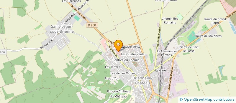 localisation de l'entreprise MAITRE ERIC REMY, NOTAIRE D'UN SOCIETE CIVILE PROFESSIONNELLE TITULAIRE D'UN OFFICE NOTARIAL  BRIENNE-LE-CHATEAU