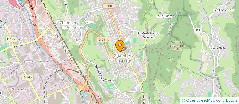 localisation de l'entreprise MAITRE FACADIER  CHAMBERY