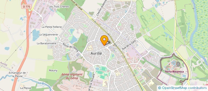 localisation de l'entreprise MAITRE FOLACE à AVRILLE