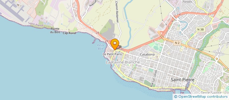 localisation de l'entreprise MAITRE FRAIS à SAINT-PIERRE