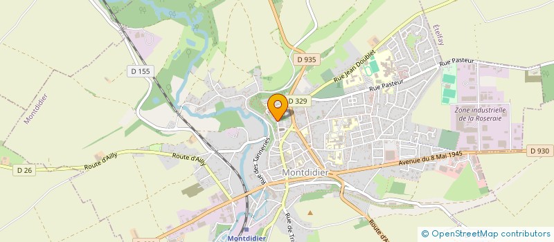 localisation de l'entreprise MAITRE IMMOBILIKER  MONTDIDIER