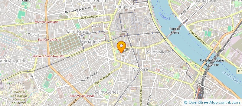 localisation de l'entreprise MAITRE INGRID THOMAS  BORDEAUX