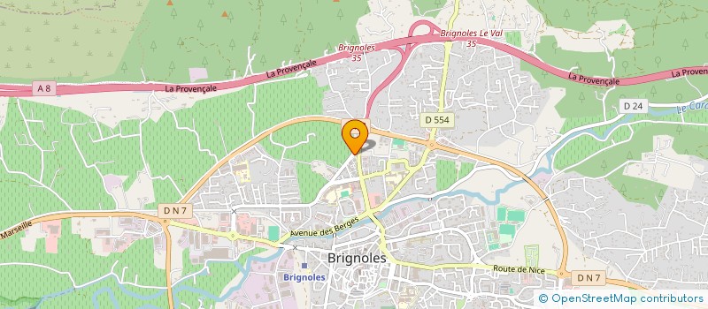 localisation de l'entreprise MAITRE LAURE ATHENOUX ET MAITRE REMI CHARLES  BRIGNOLES