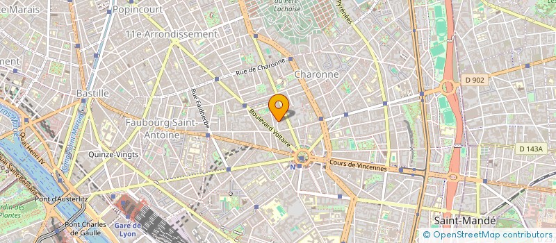 localisation de l'entreprise MAITRE & LEMESLE  PARIS