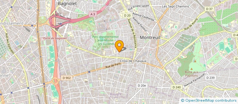 localisation de l'entreprise MAITRE-MAITRE à MONTREUIL