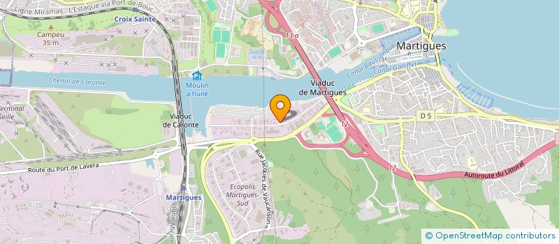 localisation de l'entreprise MAITRE MATTHIEU SIMONETTI ET MAITRE INDIANA CERVANTES-SANCHIS, NOTAIRES ASSOCIES  MARTIGUES