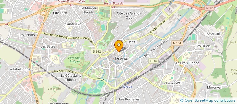 localisation de l'entreprise MAITRE NICOLAS LESCUYER-CHAVASSE, MAITRE VALERIE PENIN-FRILLEY ET MAITRE ALEXIS PETIT, NOTAIRES ASSOCIES à DREUX