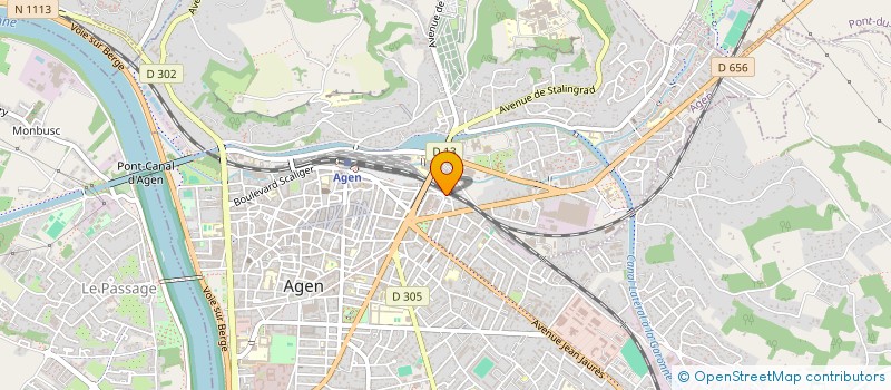 localisation de l'entreprise MAITRE ORDINATOR PRODUCTIONS  AGEN