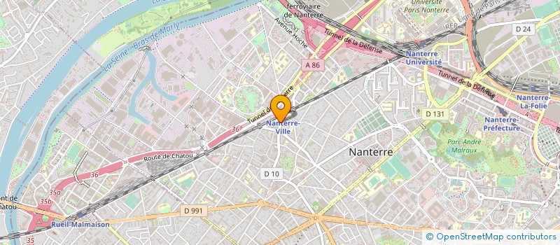 localisation de l'entreprise MAITRE PAIN MONSIEUR PAIN à NANTERRE
