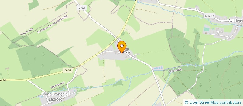 localisation de l'entreprise MAITRE PETZ CHAUFFAGE ET SANITAIRE SARL  SAINT-FRANCOIS-LACROIX