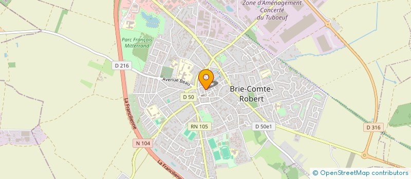 localisation de l'entreprise MAITRE RENARD / MAITRE CORBEAU FROMAGER à BRIE-COMTE-ROBERT