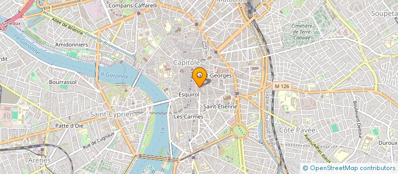 localisation de l'entreprise MAITRE XAVIER ARNAUD HUISSIER DE JUSTICE  TOULOUSE