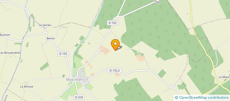localisation de l'entreprise MAITREJEAN à MORVILLIERS