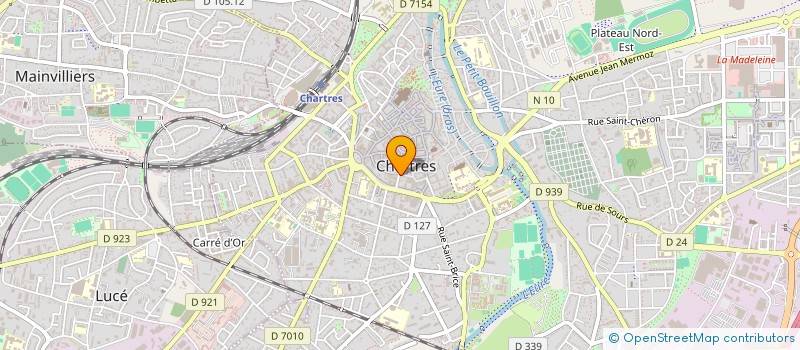 localisation de l'entreprise MAITREJEAN IMMOBILIER à CHARTRES