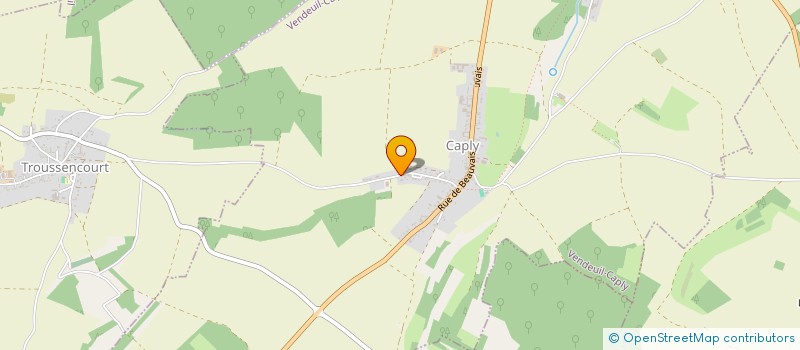 localisation de l'entreprise MAITREL INVEST  VENDEUIL-CAPLY