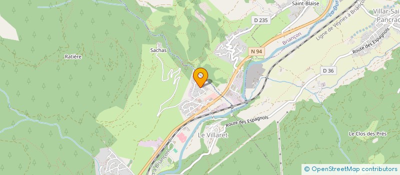localisation de l'entreprise MAITREPIERRE IMMO à BRIANCON