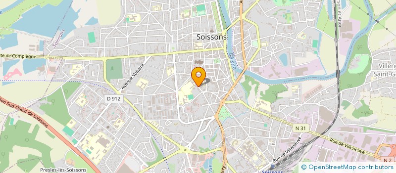 localisation de l'entreprise MAITRES BACHY ET DELPIERRE à SOISSONS