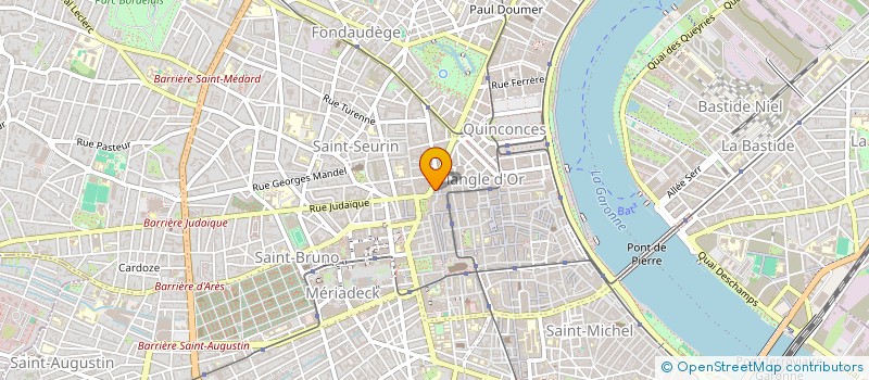 localisation de l'entreprise MAITRES PAUGET PATRIS SARRAZIN SAUVAGE  BORDEAUX