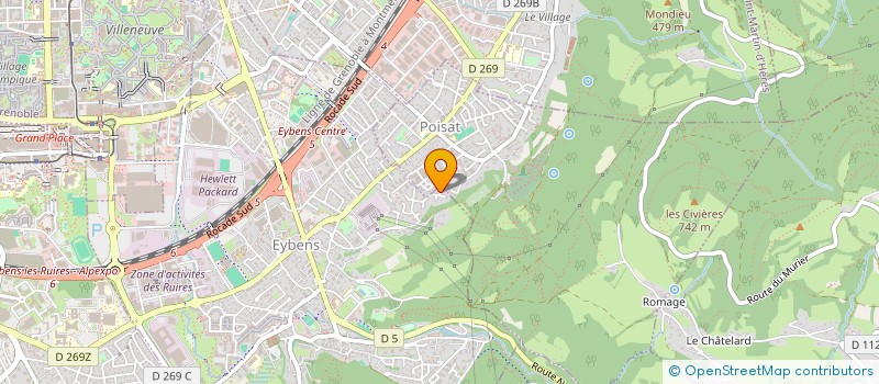 localisation de l'entreprise MAITRESSES PC  EYBENS