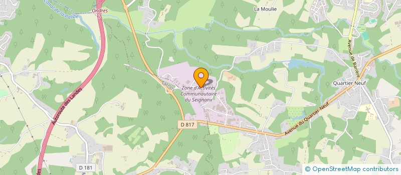 localisation de l'entreprise MAITRICUBE  SAINT-MARTIN-DE-SEIGNANX