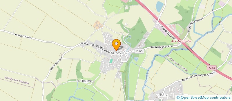 localisation de l'entreprise MAITRISE ART ET CONSEIL  AUCHAY-SUR-VENDEE