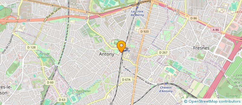 localisation de l'entreprise MAITRISE D'ANTONY à ANTONY