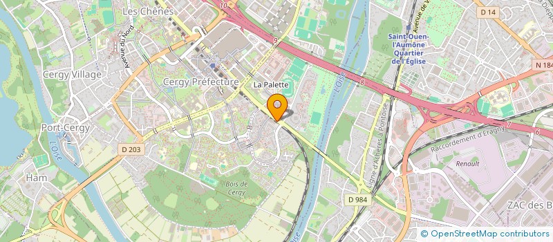 localisation de l'entreprise MAITRISE D'OEUVRE GAROUSTE SEAMAR INVEST à CERGY