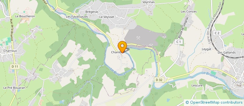 localisation de l'entreprise MAITRISE D'OEUVRE LIMOUSINE  CONDAT-SUR-VIENNE