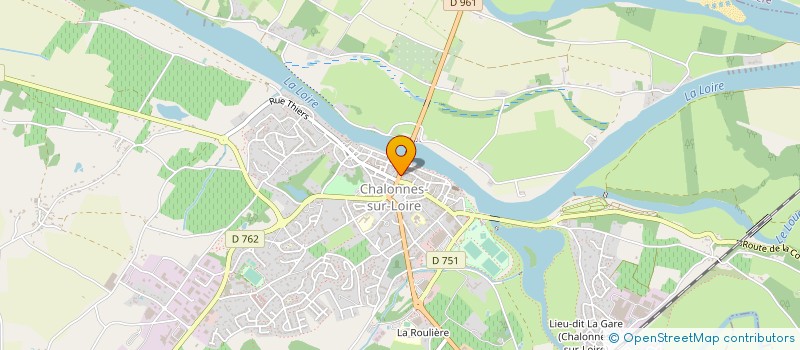 localisation de l'entreprise MAITRISE DE L'HABITAT ET DE L'ENVIRONNEMENT à CHALONNES-SUR-LOIRE