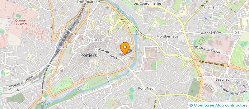 localisation de l'entreprise MAITRISE DE LA CATHEDRALE DE POITIERS à POITIERS