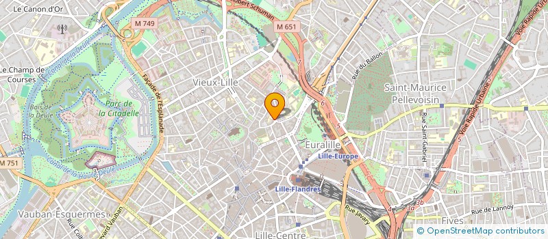 localisation de l'entreprise MAITRISE DE LA TREILLE à LILLE