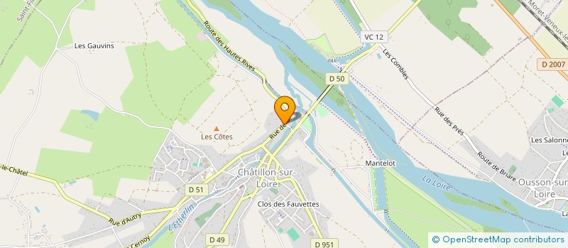 localisation de l'entreprise MAITRISE DE PROJETS DE CONSTRUCTION ET DE RENOVATION à CHATILLON-SUR-LOIRE