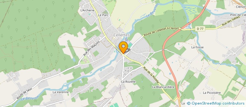 localisation de l'entreprise MAITRISE DE SOI ET LIBRE EXPRESSION à CELLETTES
