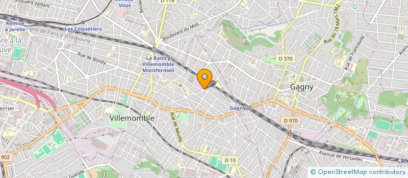 localisation de l'entreprise MAITRISE DES FUIDES  VILLEMOMBLE