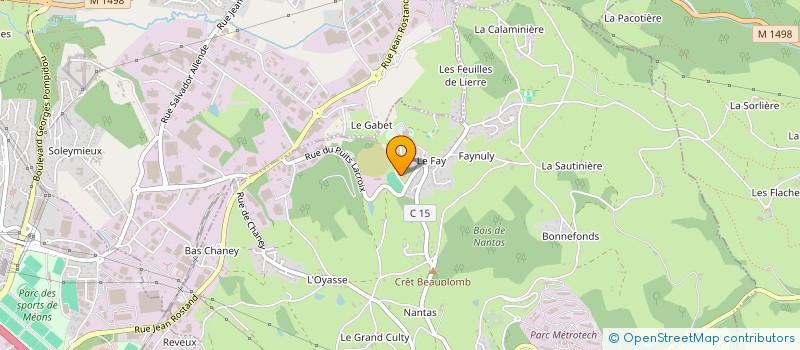 localisation de l'entreprise MAITRISE DU BETON ARME - MBA à SAINT-JEAN-BONNEFONDS