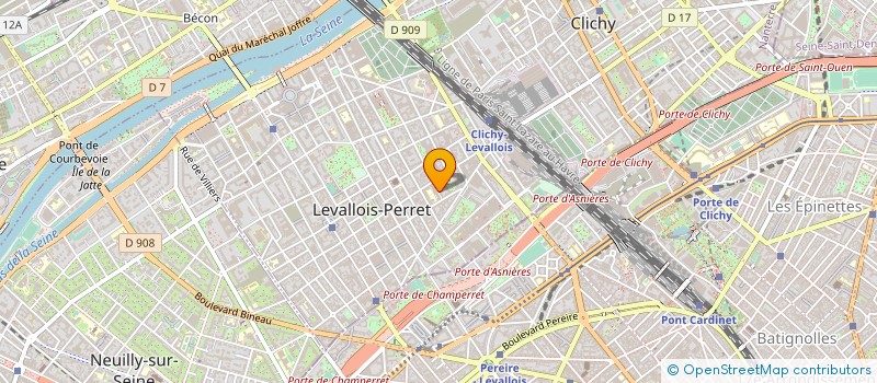 localisation de l'entreprise MAITRISE ET COMMUNICATION à LEVALLOIS-PERRET