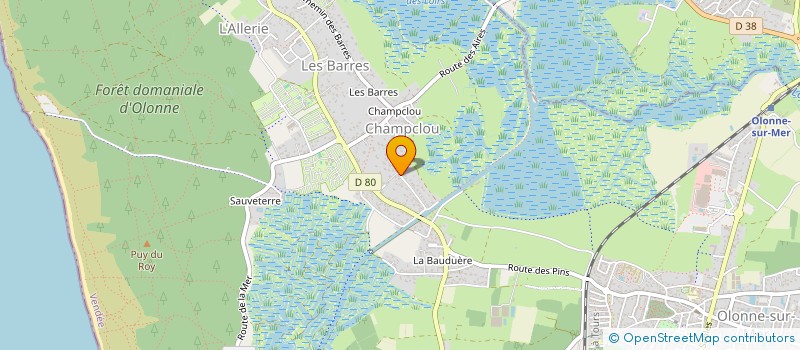 localisation de l'entreprise MAITRISE ET COORDINATION DU BATIMENT à LES SABLES D'OLONNE