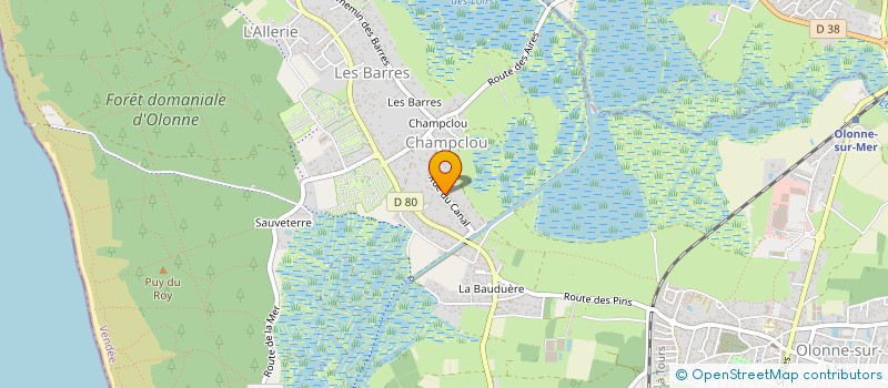 localisation de l'entreprise MAITRISE ET SECURITE DU BATIMENT à LES SABLES D'OLONNE