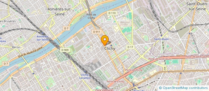 localisation de l'entreprise MAITRISE GENERALE EUROPEENNE SECURITE à CLICHY