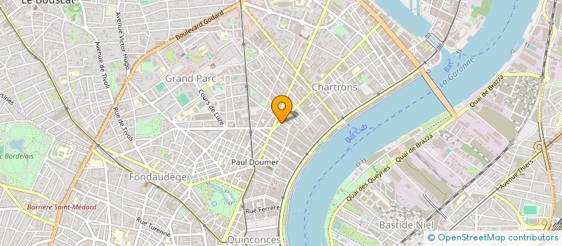 localisation de l'entreprise MAITRISE OUVRAGE DELEGUE L.FRONTY à BORDEAUX