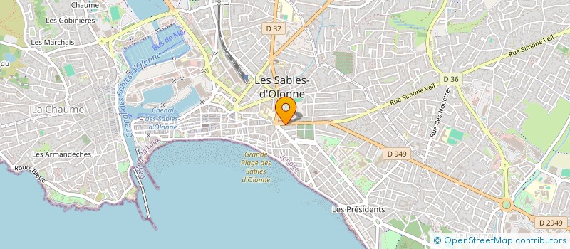 localisation de l'entreprise MAITRISE SERVICE RENOVATION à LES SABLES D'OLONNE